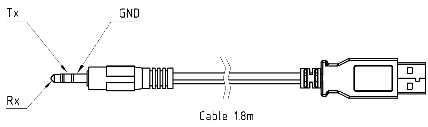 Ac Konfig-Kabel f. M-Bus-LoRa Bridge ACR